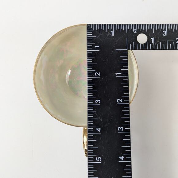 Red Cardinal Lusterware Teacup Japan Gold White Blue Pinwheel Bone China Gift - Picture 13 of 13